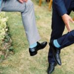 Chaussettes de mariage colorées
