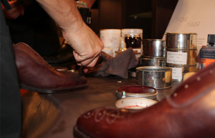 conseils d'entretien de chaussure sur mesure
