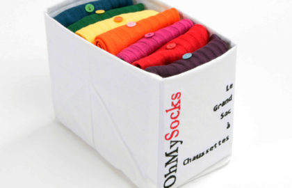 semainier chaussettes de couleurs