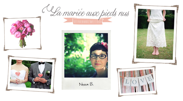 présentation mariée aux pieds nus