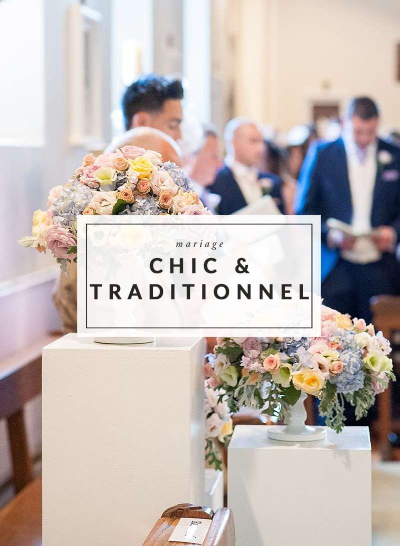 Mariage chic et traditionnel - The Men Times par Faubourg Saint Sulpice - Photo: Fiona Kelly
