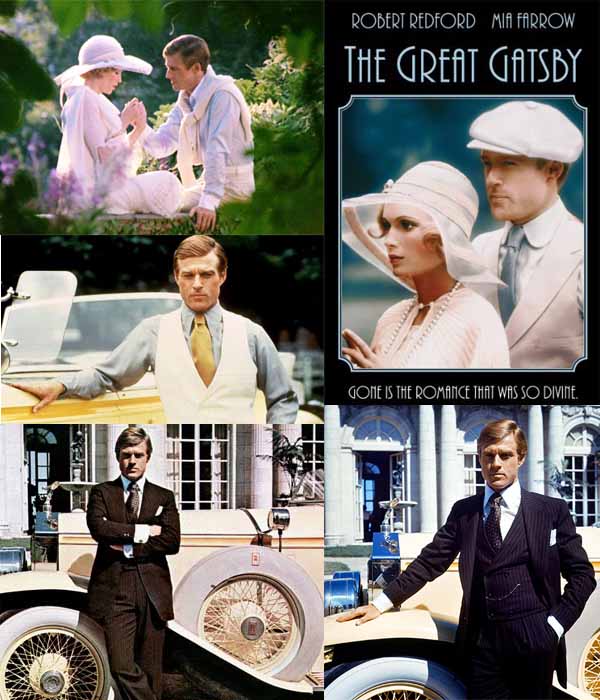 1974 The Great Gatsby Gatsby costume style redford