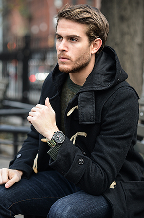 Tendance - Les manteaux d'hiver - The Men Times par Faubourg Saint Sulpice - Photo: Nick Pierce via IAMGALLA