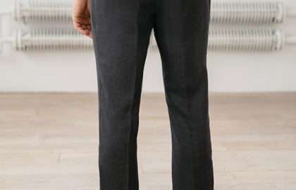 pantalon de costume gris foncé