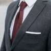 veste sur mesure gris foncé tailleur homme paris faubourg saint sulpice
