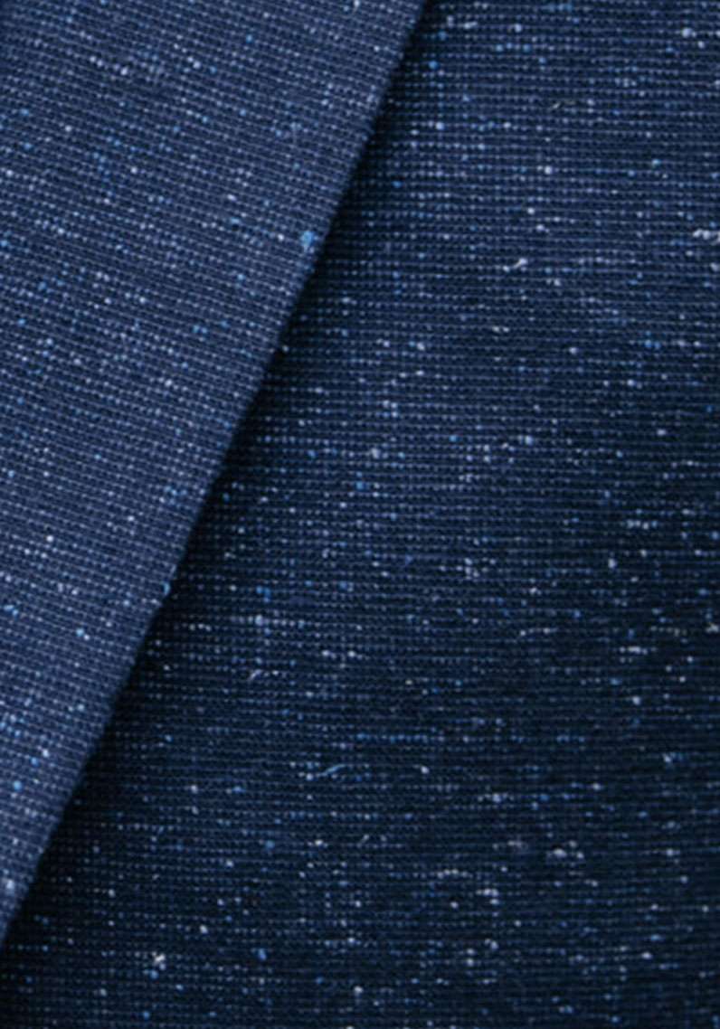 tissu moucheté bleu