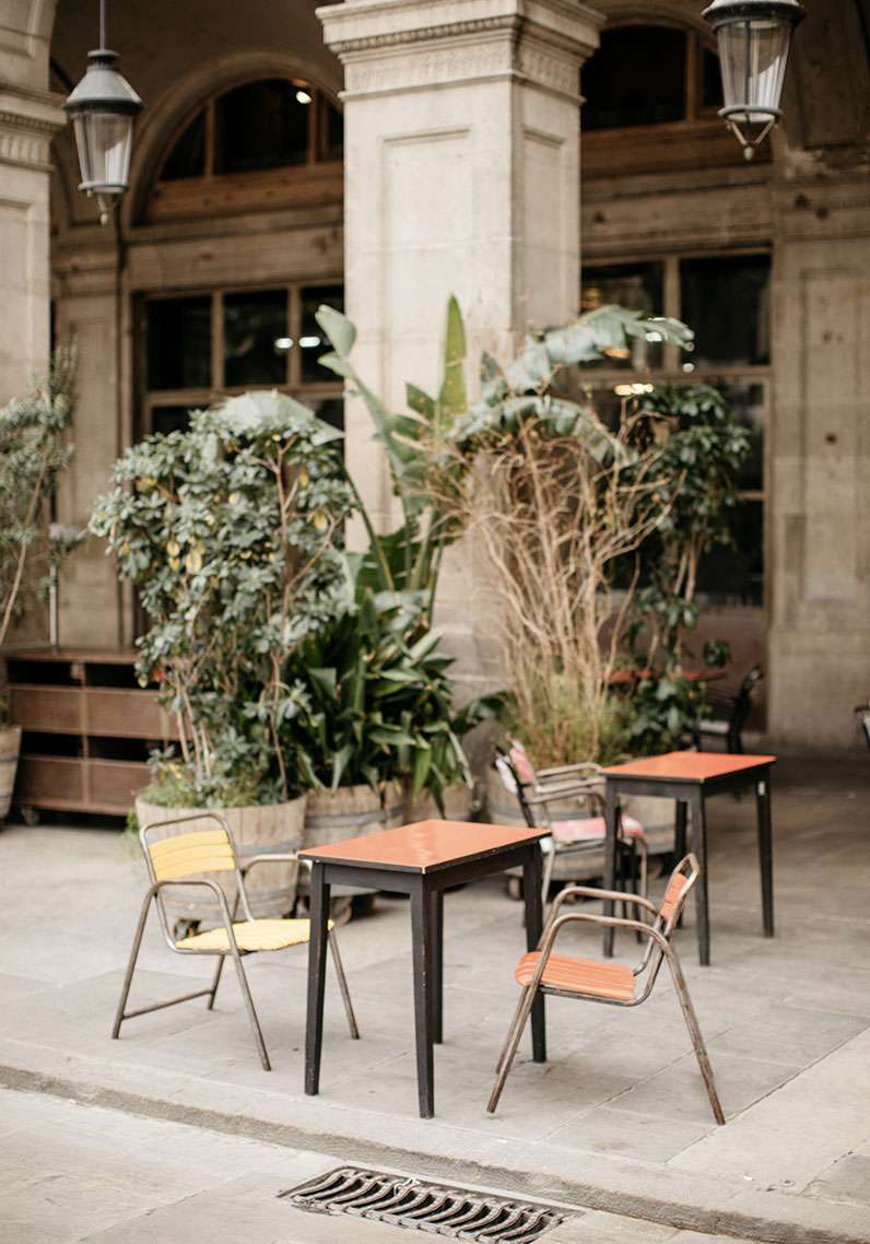collection faubourg saint sulpice terrasse barcelone été